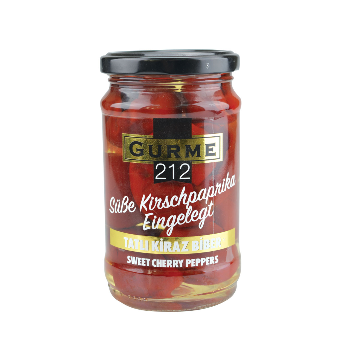 Pimenta cereja sem miolo em vinagre 310g — Gourmet212