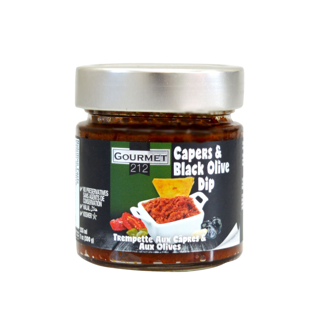Dip de tomate assado com alcaparras e azeitonas pretas 200g — Gourmet212