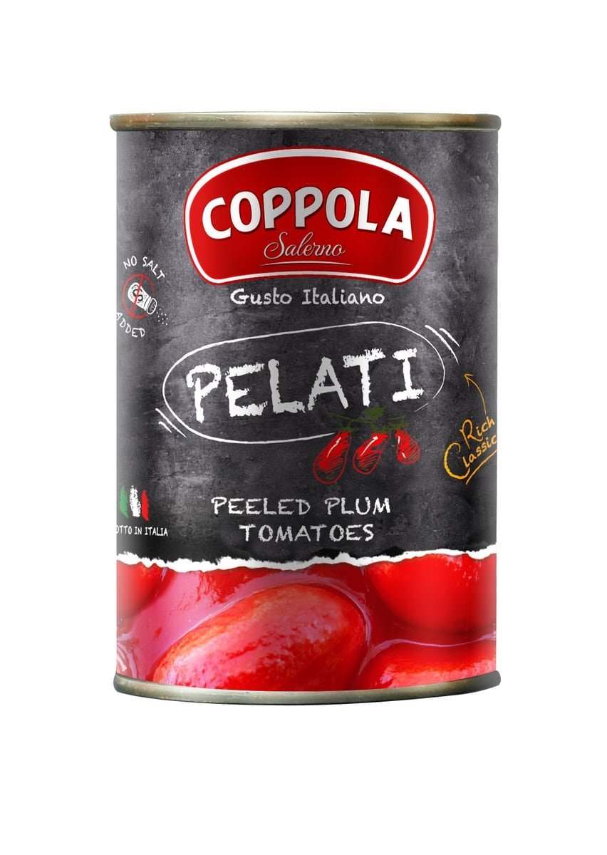 Tomate pelado italiano inteiro (pelati) 400g — Coppola