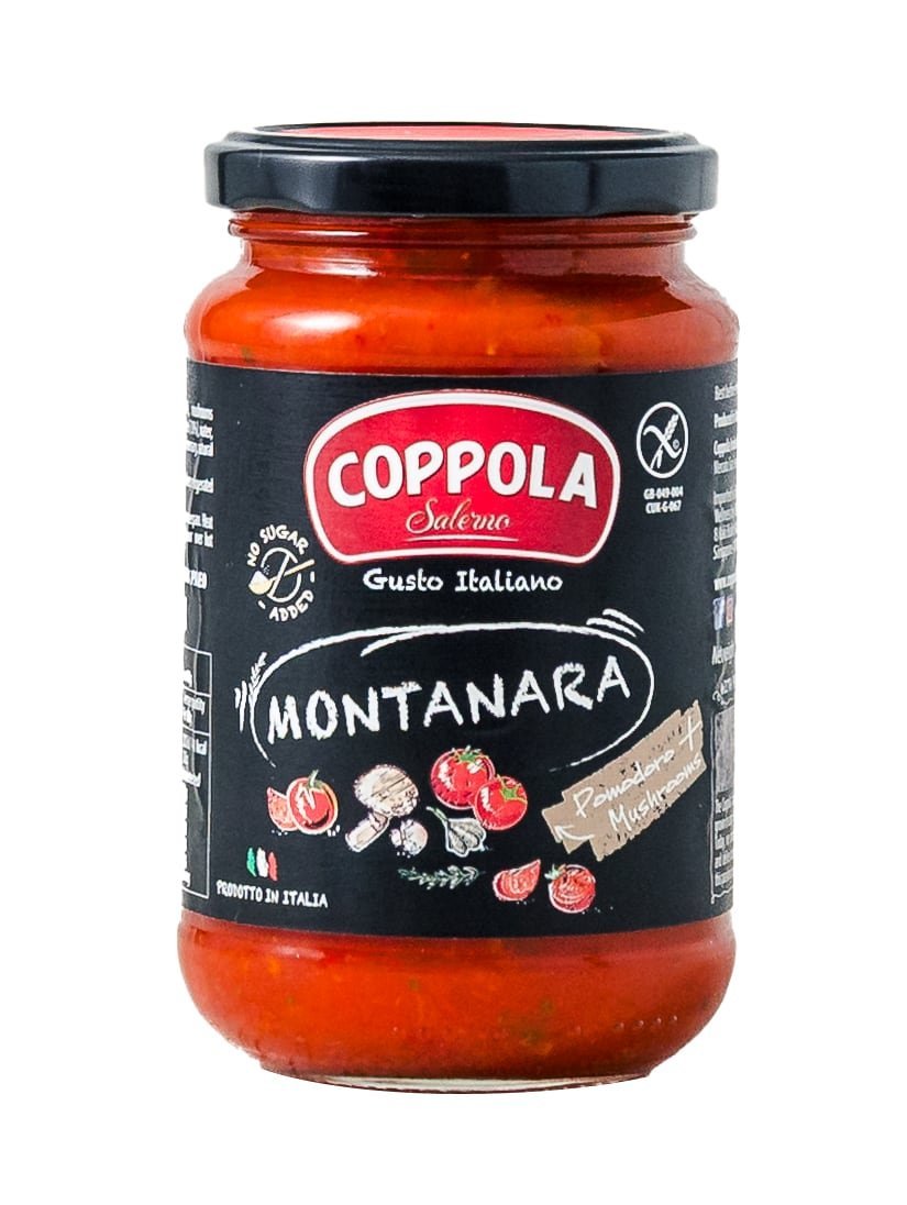 Molho de tomate com cogumelos (Montanara) 350g — Coppola