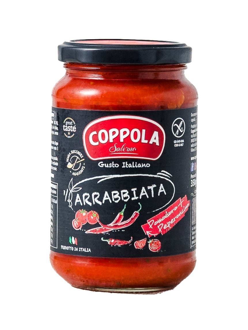Molho de tomate picante (Arrabbiata) 350g — Coppola