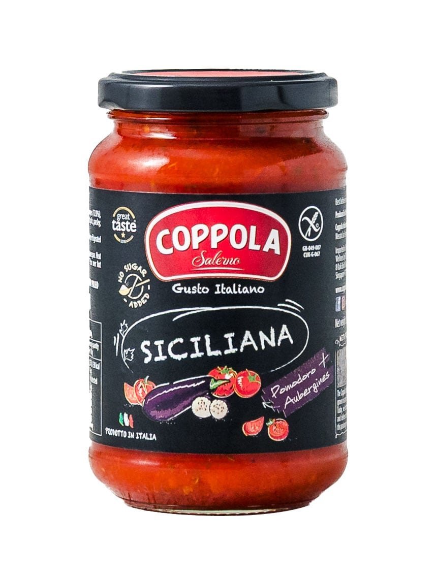 Molho de tomate com berinjela (Siciliana) 350g — Coppola