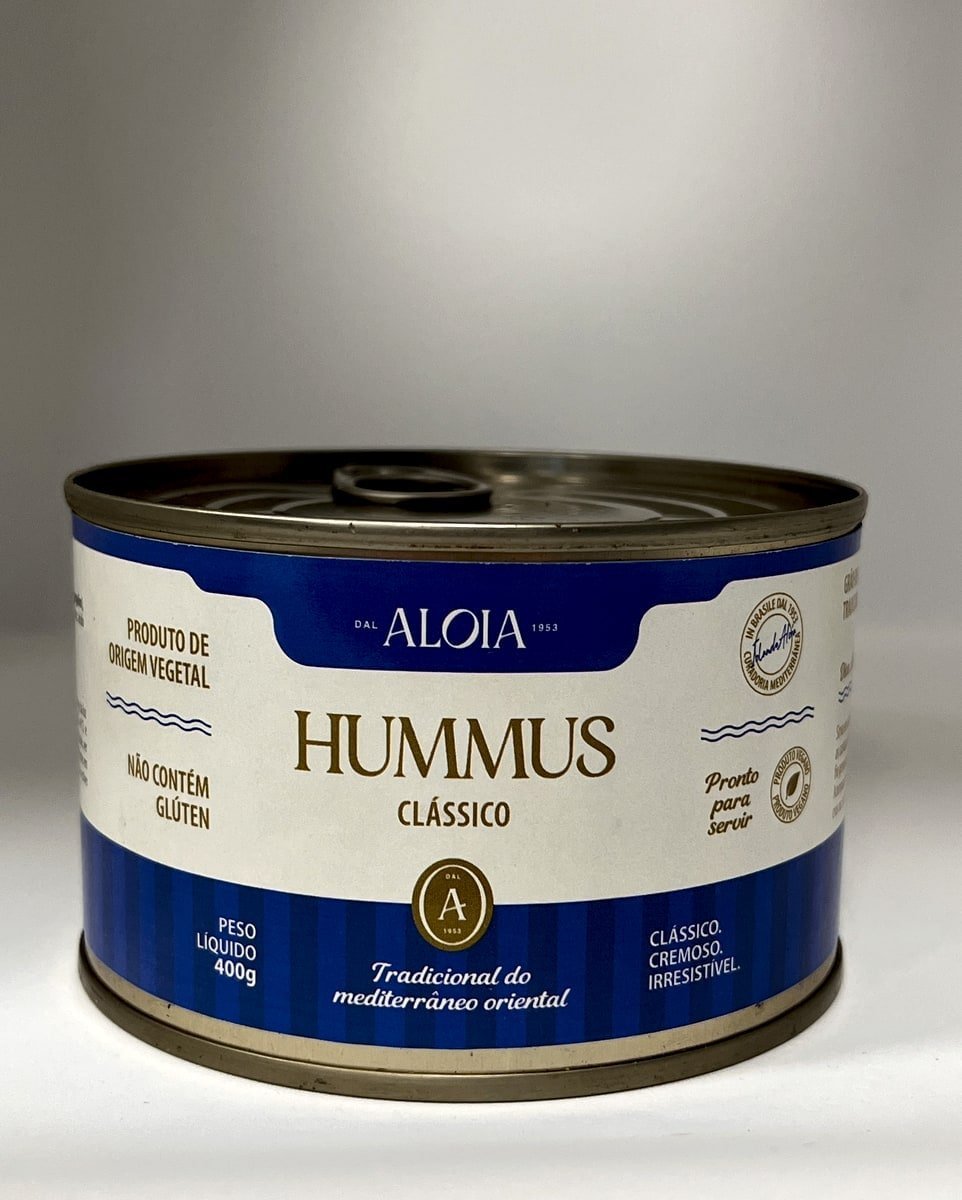 Homus clássico enlatado 400g — Aloia