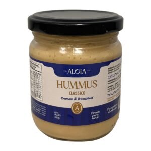 Homus clássico em pote de vidro 200g — Aloia