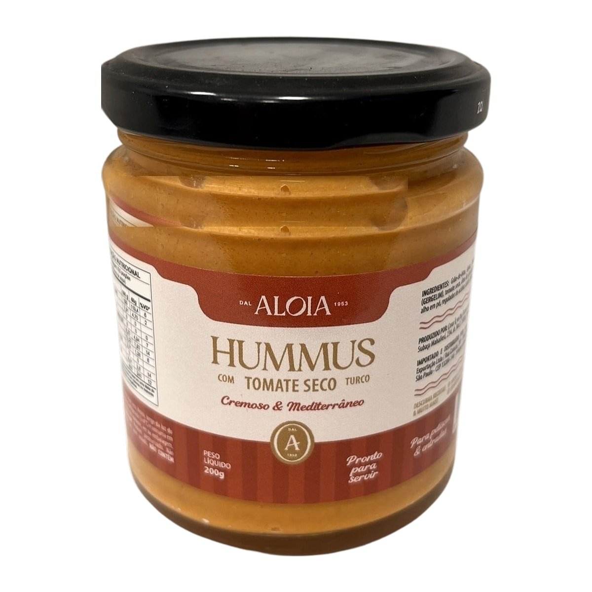 Homus com tomate seco 200g — Aloia