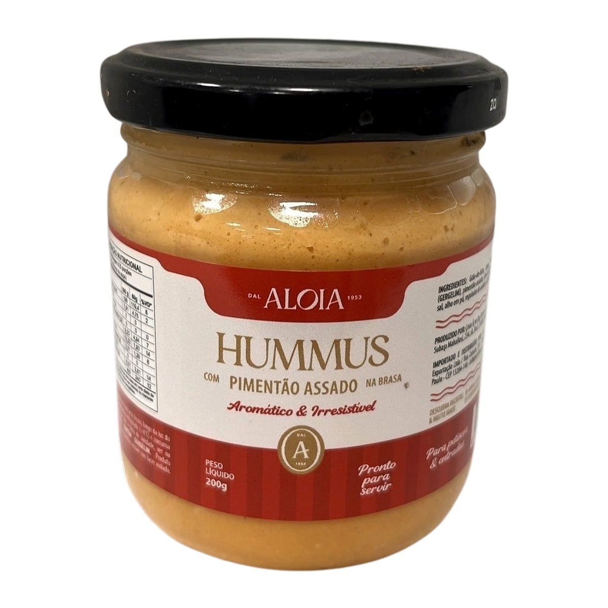 Homus com pimentão 200g — Aloia